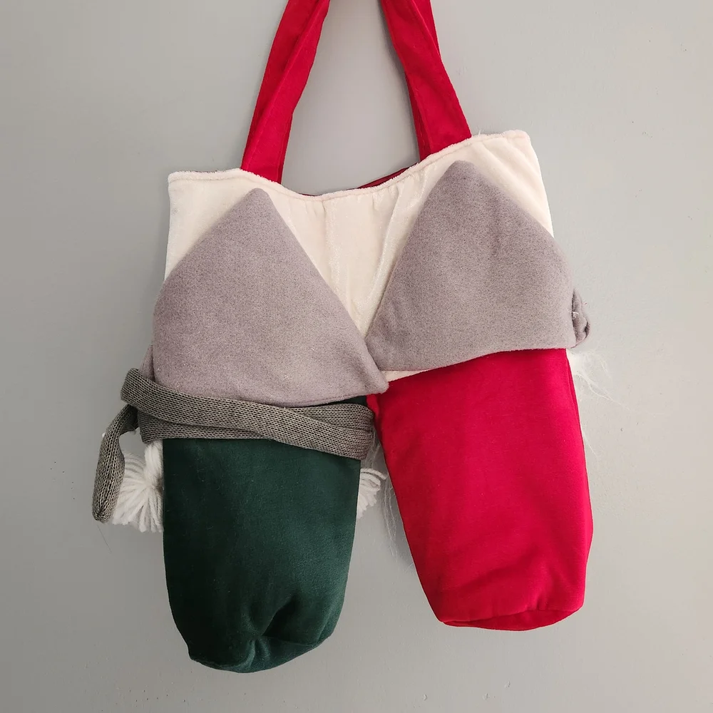 Pottery Barn Gnome Two Bottle Gift Bag